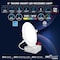 Luxrite 6 Inch Smart LED Recessed Light RGBW Wifi App and Voice Control 13W 1000LM No Hub Required LR22745-1PK - alternate 3